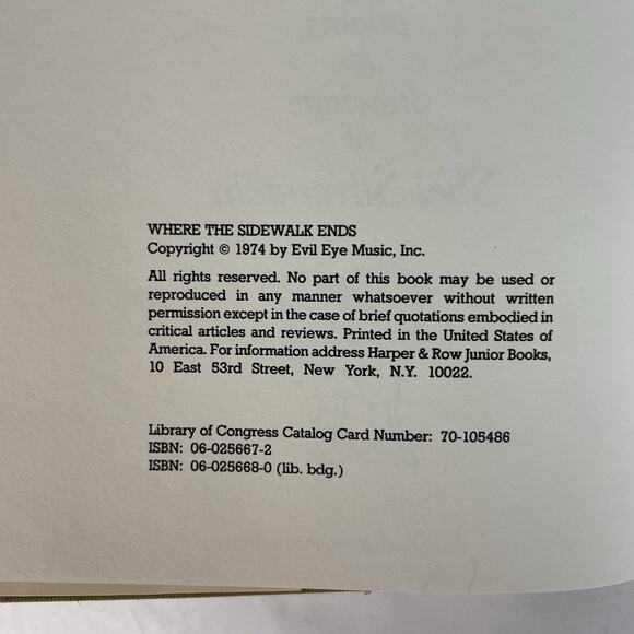 Shel Silverstein Lot of 3 Books Big O, Sidewalk Ends, Attic First Editions - Picture 16 of 16